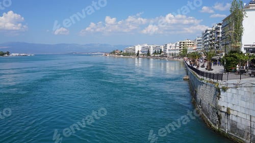Preview: Photo From Famous City Of Halkida With Clear Water Seascape And Traditional Character, Evoia