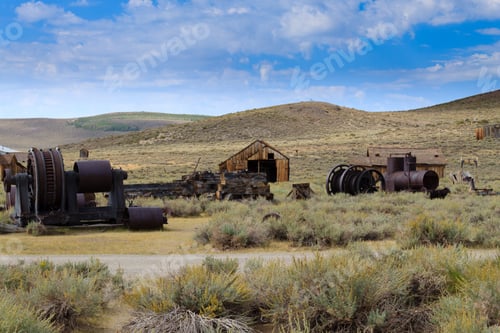 Preview: View From Bodie Ghost Town, California Usa. Old Abandoned Mine