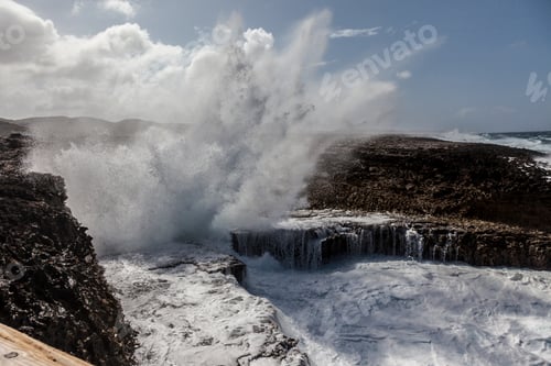 Preview: Shete Boka National Park Waves- Views Around Curacao Caribbean Island