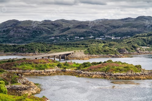 Preview: Skye Bridge From Mainland Leading To Isle Of Skye In Scotland, Kyle Of Lochalsh, Uk