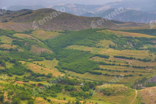 Preview: Scenic Landscape View In Albanian Mountain, Lure National Park.