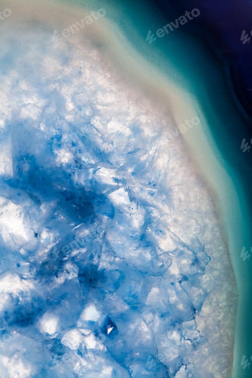 Preview: Agate And Quartz Slice - Beautiful Texture