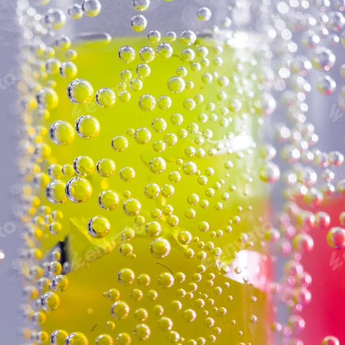 Preview: Abstract Composition With Underwater Tubes With Colorful Jelly Balls Inside And Bubbles