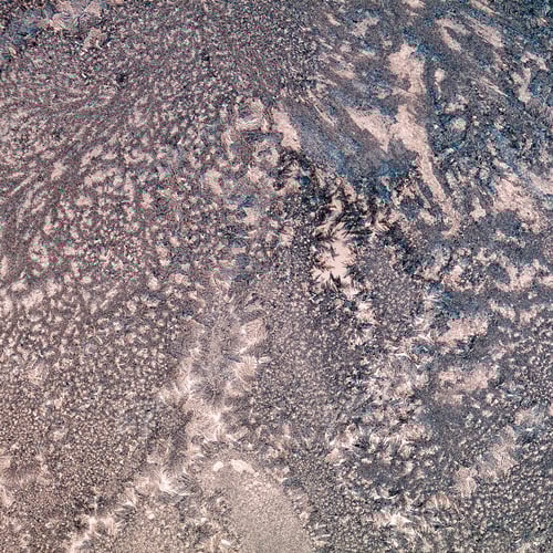 Preview: Ice Flowers On Glass - Texture And Background. High Resolution And Sharp, Beautiful Details