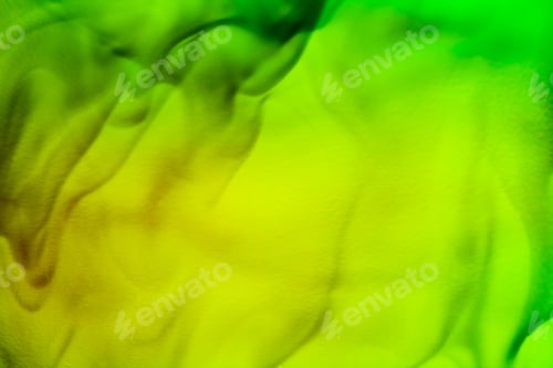 Preview: Abstract Defocused Composition With Ink And Small Bubbles. Beautiful Background, Texture And Colors