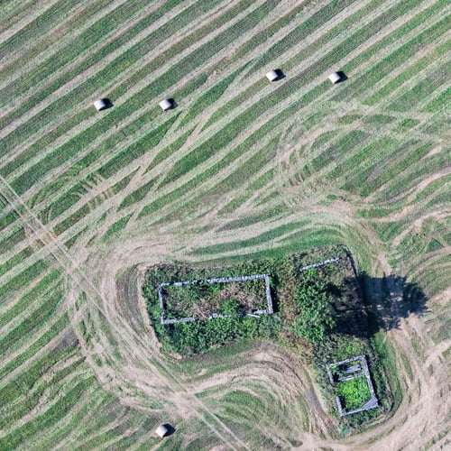 Preview: Aerial View Over The Rural Fields