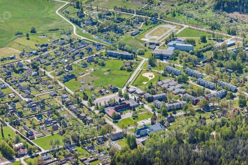 Preview: Aerial View Over The Village Jumprava