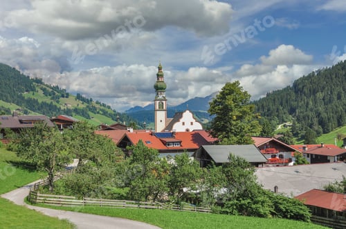 Preview: Village Of Oberau In Wildschönau,Tirol,Austria