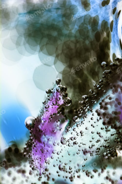 Vista previa: Abstract Underwater Games With Bubbles And Light