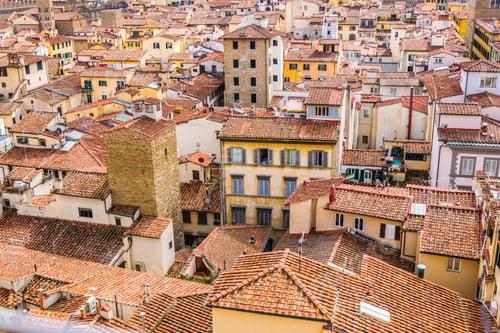 Preview: Aerial View Of A Residential Quarter Of The Italian City Florence