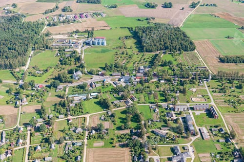 Preview: Aerial View Over The Matisi Parish (Latvia)