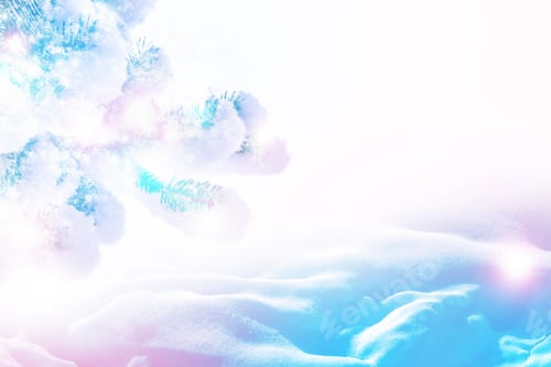 Visualização: Fundo abstrato de inverno, Natal e Ano Novo. Flocos de neve
.