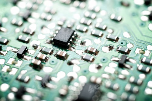 Preview: Close-Up Of An Integrated Circuit.