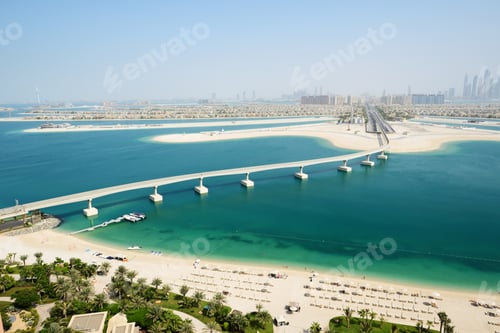 Preview: View On Jumeirah Palm Man-Made Island, Dubai, Uae