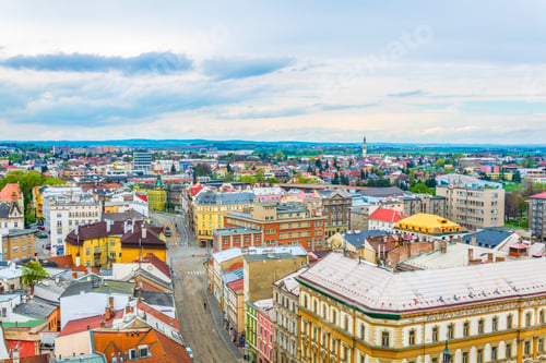Preview: Aerial View Of The Czech City Olomouc.