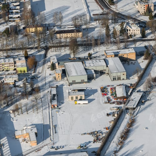 Preview: Aerial View Over The Small Village