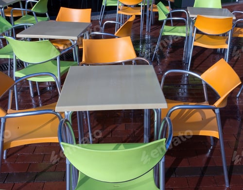 Preview: Cafe Color Chair Tables