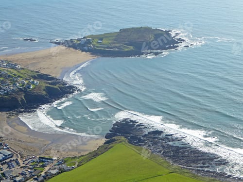 Preview: Aerial View Of Burgh Island And Bigbury, Devon