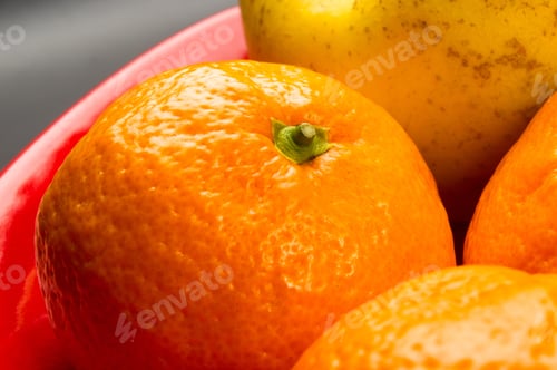Preview: Assortment Of Exotic Fruits On Black Background
