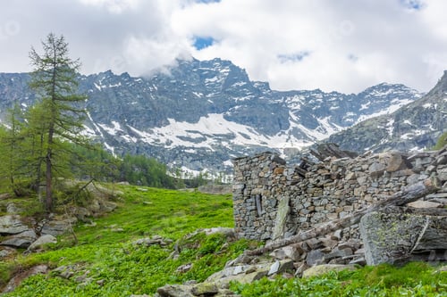 Preview: Alpine Landscape In Gran Paradiso National Park, Piedmont, Italy