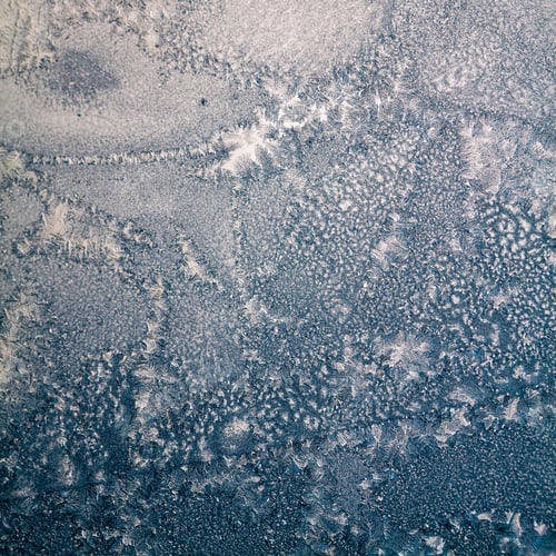 Preview: Ice Flowers On Glass - Texture And Background. High Resolution And Sharp, Beautiful Details