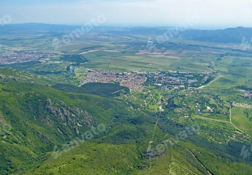 Preview: Aerial View Of Rose Valley In Bulgaria