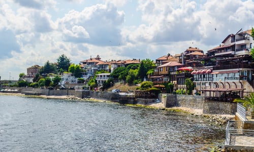 Preview: View Of Riverside Of Bulgarian Coastal Holiday Town Nessebar.