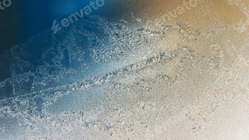 Preview: Ice Flowers On Glass - Texture And Background