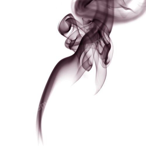 Vista previa: Smoke Shapes On White Background