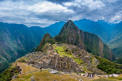 Preview: Overview Of The Lost Inca City Machu Picchu In Peru.