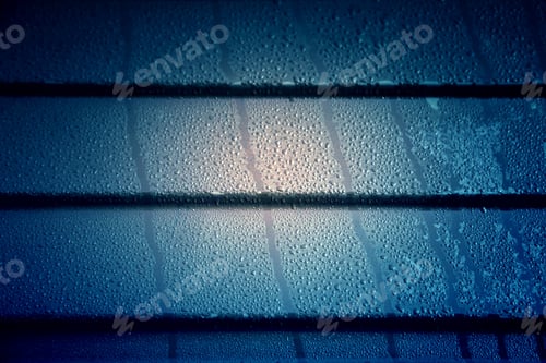 Preview: Wet, Wet Metal Surface Detail, Outdoor Textured Background