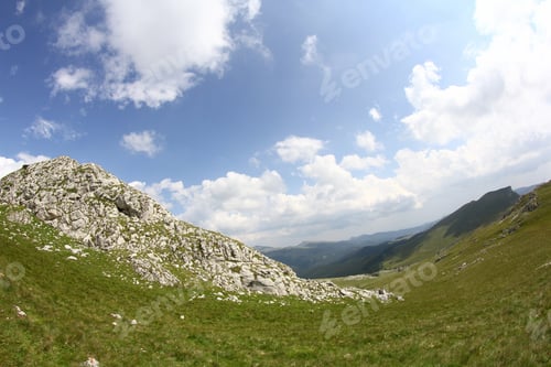Preview: Landscape From Bucegi Mountains, Part Of Southern Carpathians In Romania