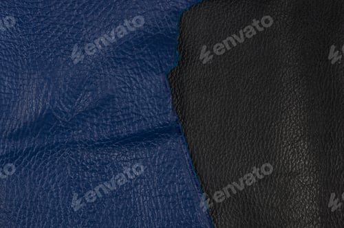 Preview: Colored Flaps, Pieces, And Scraps Of Natural Leather For The Manufactured Furniture, Bags And