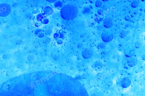 Preview: Abstract, Colorful Composition With Oil, Water And Ink