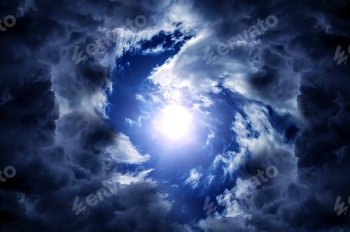 Preview: Light In The Dark And Dramatic Storm Clouds