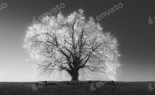 Preview: Beautiful Winter Scenery In The Morning.