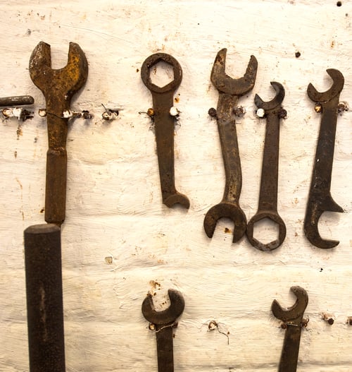 Preview: Wall Mounted Spanners And Wrenches
