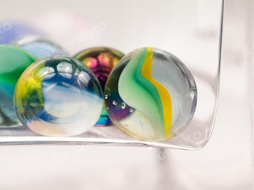 Preview: Abstract Composition With Glass Balls