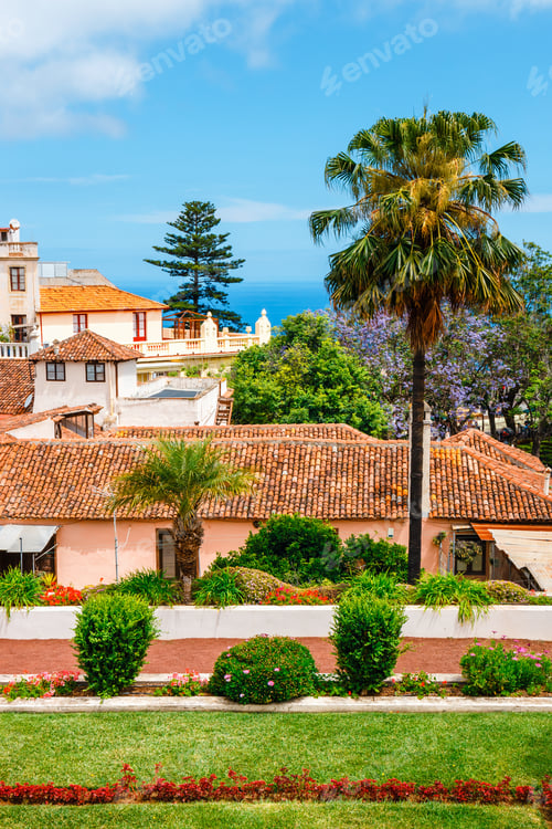 Preview: Tropical Botanical Gardens In La Orotava Town, Tenerife, Canary Islands