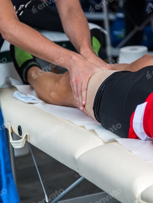 Preview: Leg Massage On An Adjustable Therapy Bed