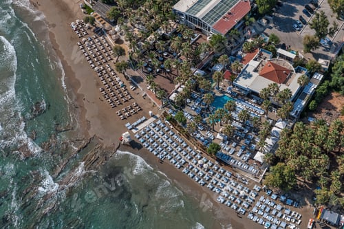 Preview: Aerial View Over The Beach And Resorts In Crete (Greece)