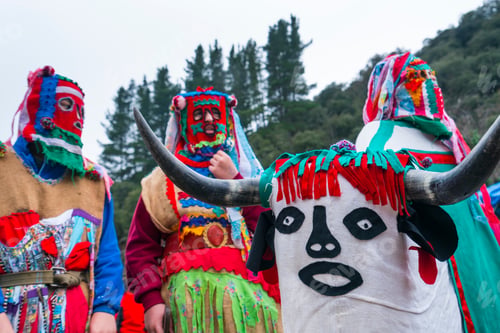Preview: Rural Carnival Of "La Visparra" In San Martin De Castañeda Village Of Zamora Province Within