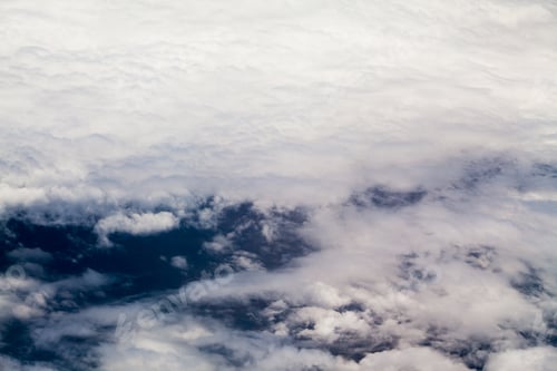 Preview: Beautiful, Dramatic Clouds And Sky Viewed From The Plane. High Resolution And Quality