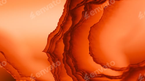 Visualização: Composição abstrata colorida com crepe, luzes e sombras