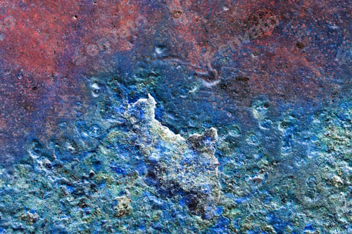 Preview: Abstract Composition With Metallic Texture With Rust For Backgrounds - Inverted Colors