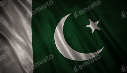 Preview: Flag With Original Proportions. Flag Of The Pakistan