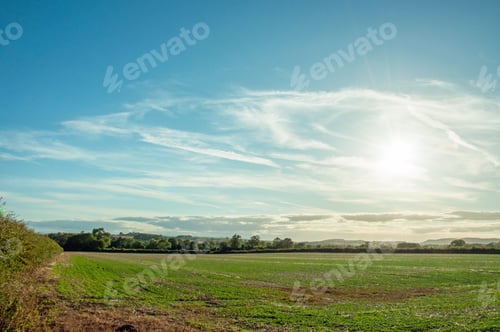 Preview: Cirrus Clouds In The Summertime Sky.