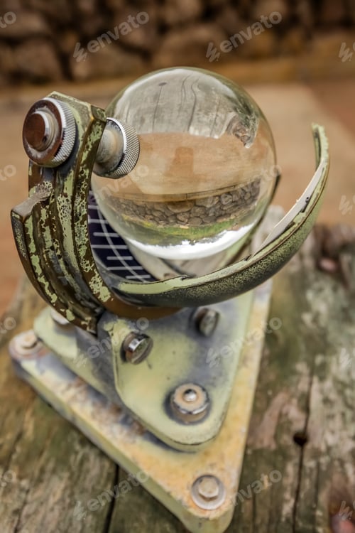 Preview: Strange Old Nautical Device In Centro De Visitantes Parque Nacional Garajonay In La Gomera, Canary