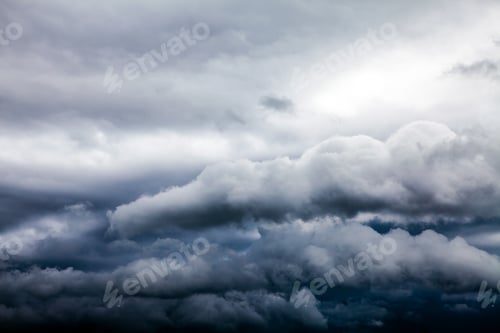 Preview: Dark And Dramatic Storm Clouds Area Background