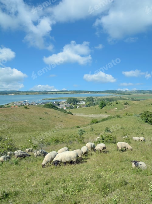 Preview: Village Of Gager On Ruegen,Baltic Sea,Mecklenburg Western Pomerania,Germany